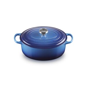 Owalna brytfanna gęsiarka żeliwna Le Creuset 29 cm - Azure