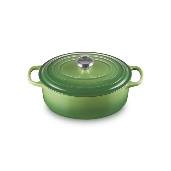 Owalna brytfanna gęsiarka żeliwna Le Creuset 29 cm - Bamboo green