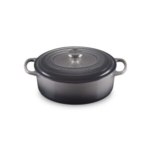 Owalna brytfanna gęsiarka żeliwna Le Creuset 29 cm - Flint