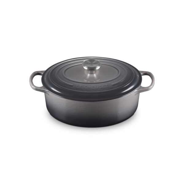 Owalna brytfanna gęsiarka żeliwna Le Creuset 29 cm - Flint