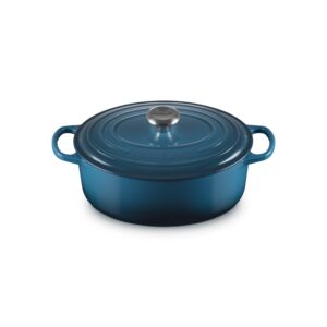 Owalna brytfanna gęsiarka żeliwna Le Creuset 29 cm - Deep Teal