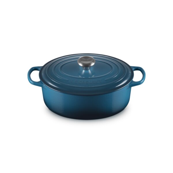 Owalna brytfanna gęsiarka żeliwna Le Creuset 29 cm - Deep Teal