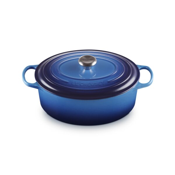Owalna brytfanna gęsiarka żeliwna Le Creuset 31 cm - Azure
