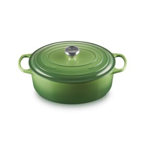Owalna brytfanna gęsiarka żeliwna Le Creuset 31 cm - Bamboo green