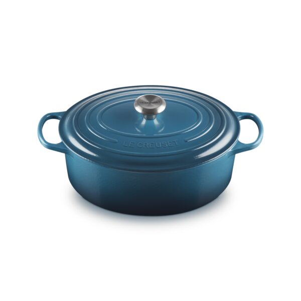 Owalna brytfanna gęsiarka żeliwna Le Creuset 31 cm - Deep teal