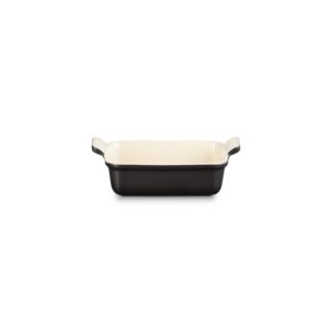 Tradycyjna prostokątna forma do zapiekania Le Creuset 19 cm - Czarna