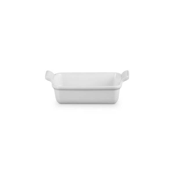 Tradycyjna prostokątna forma do zapiekania Le Creuset 19 cm - Biały