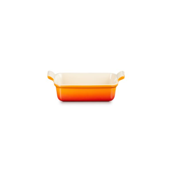 Tradycyjna prostokątna forma do zapiekania Le Creuset 19 cm - Płomienna