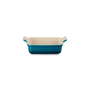 Tradycyjna prostokątna forma do zapiekania Le Creuset 19 cm - Deep Teal
