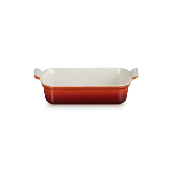 Tradycyjna prostokątna forma do zapiekania Le Creuset 26 cm - Wiśniowa