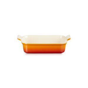 Tradycyjna prostokątna forma do zapiekania Le Creuset 26 cm - Płomienna
