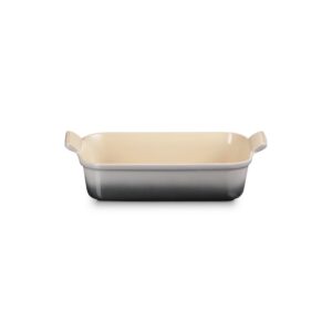 Tradycyjna prostokątna forma do zapiekania Le Creuset 26 cm - Flint