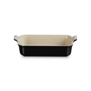 Tradycyjna prostokątna forma do zapiekania Le Creuset 32 cm - Czarna