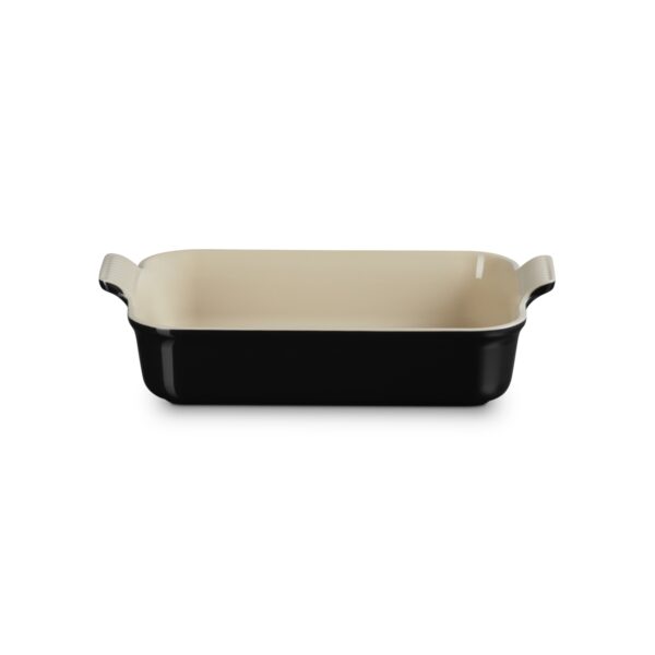 Tradycyjna prostokątna forma do zapiekania Le Creuset 32 cm - Czarna