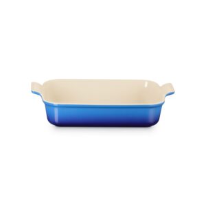 Tradycyjna prostokątna forma do zapiekania Le Creuset 32 cm - Azure