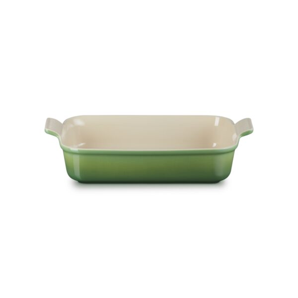 Tradycyjna prostokątna forma do zapiekania Le Creuset 32 cm - Bamboo green