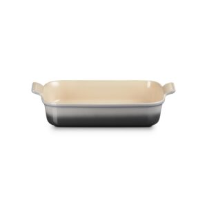 Tradycyjna prostokątna forma do zapiekania Le Creuset 32 cm - Flint