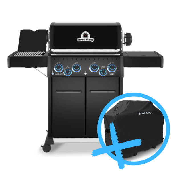 Grill gazowy Broil King Baron 490 IRX Shadow (677183PL) +🔥pokrowiec BK GRATIS!🔥