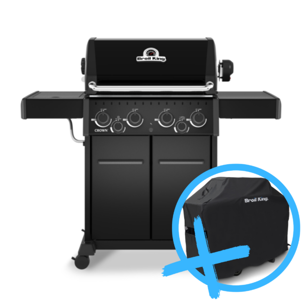 Grill gazowy Broil King Crown 490 Shadow (865183PL) +🔥pokrowiec BK GRATIS!🔥