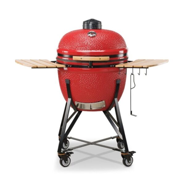 Grill węglowy ceramiczny Kamado Bono Grande czerwony 59cm (TQ0023RED)