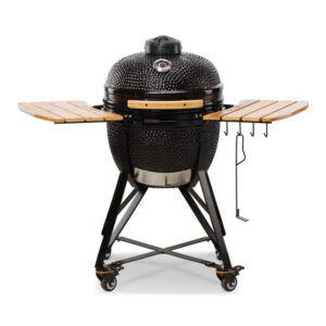Grill węglowy ceramiczny Kamado Bono Media czarny 52cm (4779039710889)