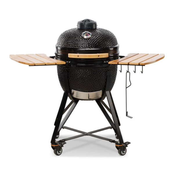 Grill węglowy ceramiczny Kamado Bono Media czarny 52cm (4779039710889)