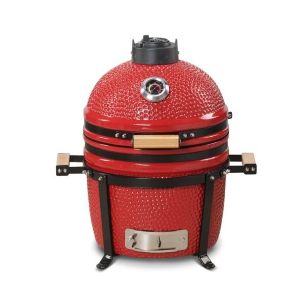 Grill węglowy ceramiczny Kamado Bono Minimo czerwony 40cm (TQ0015RED)