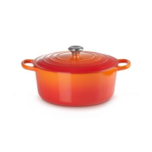 Okrągła brytfanna żeliwna Le Creuset 22 cm - Płomienna