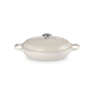 Garnek gourmet profesjonalny żeliwo Le Creuset 30 cm - Meringue