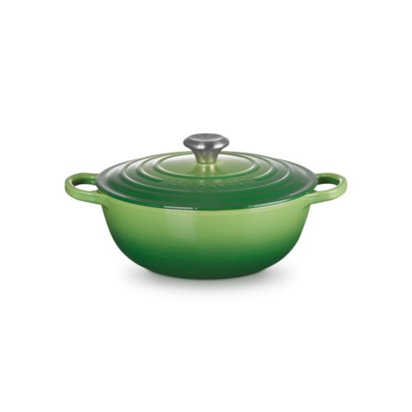 Garnek brytfanna żeliwna La Marmite Le Creuset 26 cm - Bamboo green