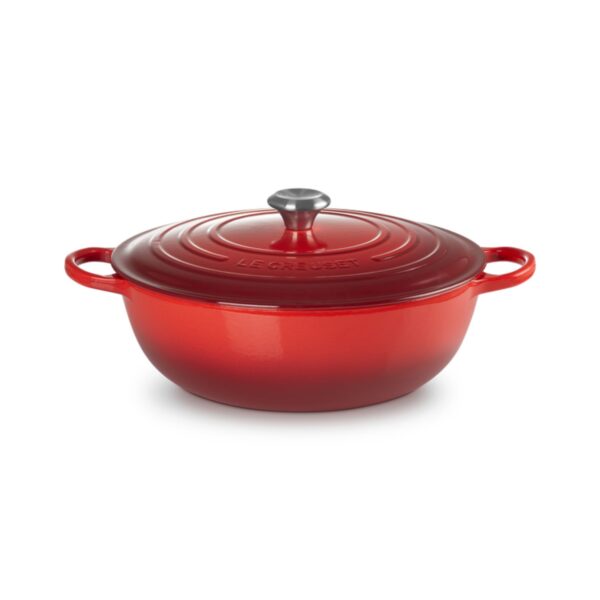 Garnek brytfanna żeliwna La Marmite Le Creuset 26 cm - Wiśniowa