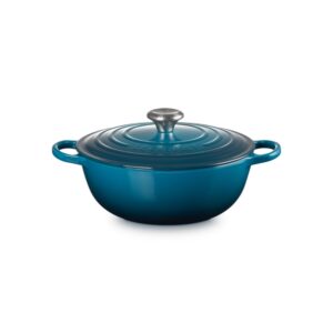 Garnek brytfanna żeliwna La Marmite Le Creuset 26 cm - Deep Teal