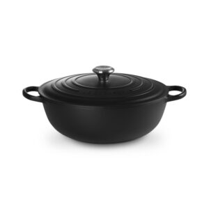 Garnek brytfanna żeliwna La Marmite Le Creuset 26 cm - Czarny mat