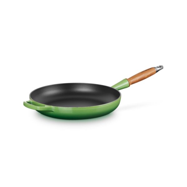 Patelnia żeliwna emaliowana tradycyjna Le Creuset 28 cm - Bamboo green