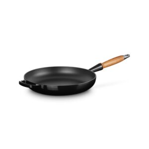 Patelnia żeliwna emaliowana tradycyjna Le Creuset 28 cm - Czarny mat