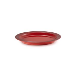 Duży talerz kamionka Le Creuset 27 cm - Wiśniowy