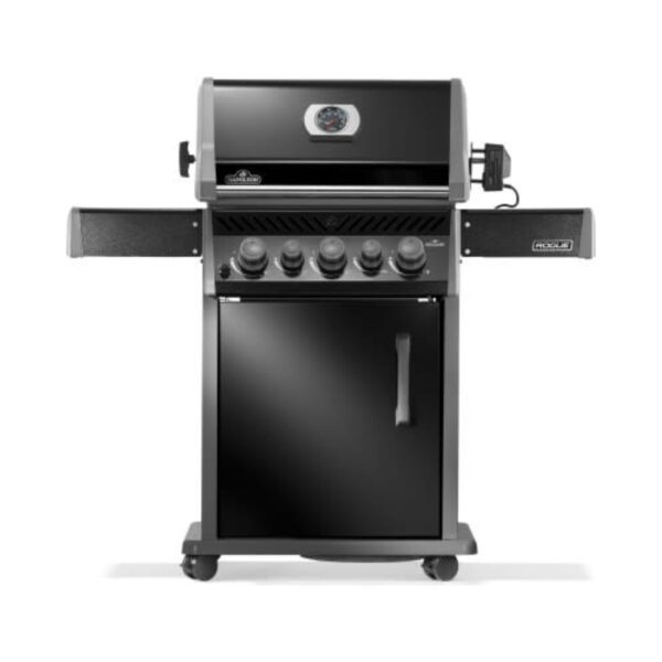 Grill gazowy Napoleon Rogue RB 425 czarny z kuchenką + rożen