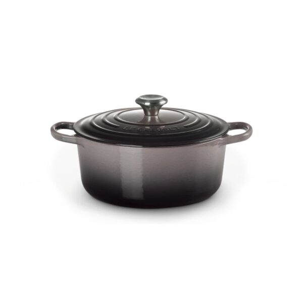 Okrągła brytfanna żeliwna Le Creuset 28 cm - Flint