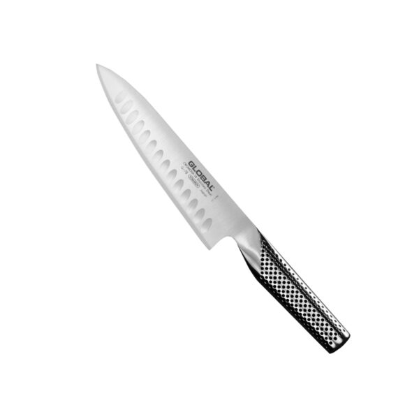 Nóż szefa kuchni 18 cm żłobiony Global G-78