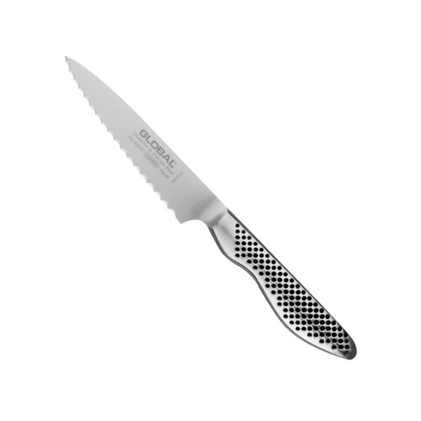 Nóż uniwersalny 11,5 cm ząbkowany Global GS-108/SC