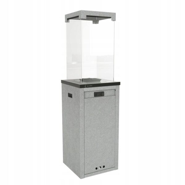 Ogrzewacz gazowy Kratki Patio Light - Granito stalowy