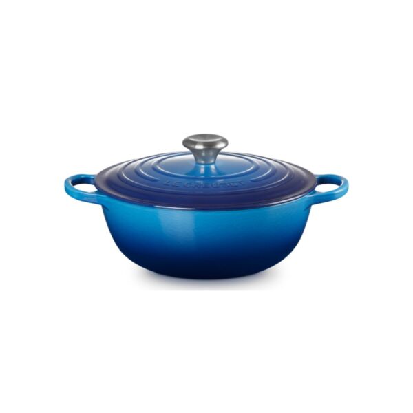 Garnek brytfanna żeliwna La Marmite Le Creuset 26 cm - Azure