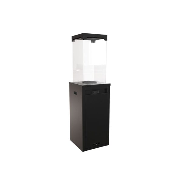 Ogrzewacz gazowy Kratki Patio Light - Czarny stalowy