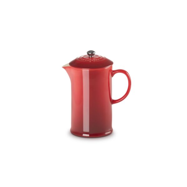 Zaparzacz do kawy z prasą kamionka Le Creuset - Wiśniowy