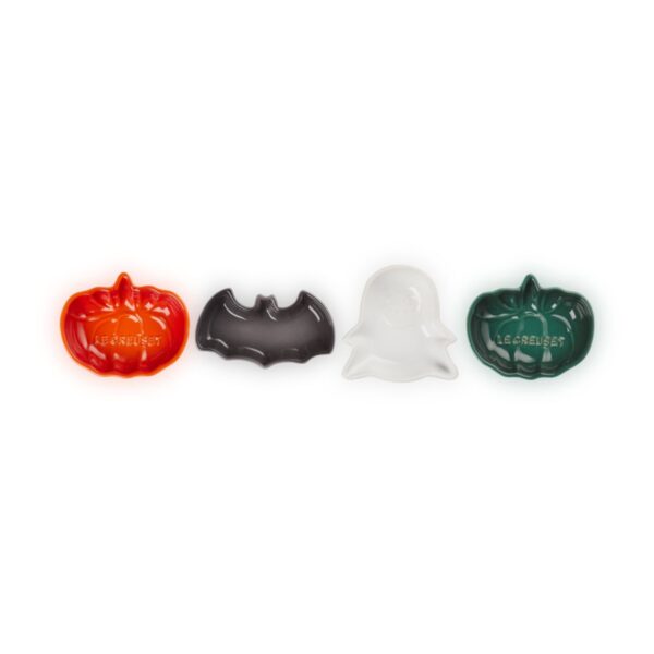 Zestaw 4 szt. mini talerzy Halloween kamionka Le Creuset