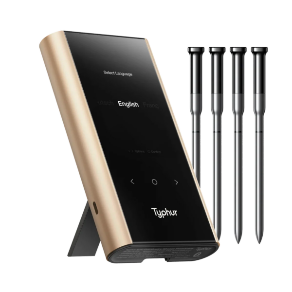 Inteligentny Termometr bezprzewodowy TYPHUR Sync Gold Quad (WT04)